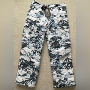 Super Triple Goose Blue and White Camo Pants NWT